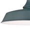 Vaxcel Dorado 1 Light Dusk to Dawn Green White Farmhouse Barn Dome Outdoor Wall Lantern T0484 - alternate 7